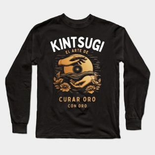 Kintsugi quote+japanese art: for japan lovers Long Sleeve T-Shirt